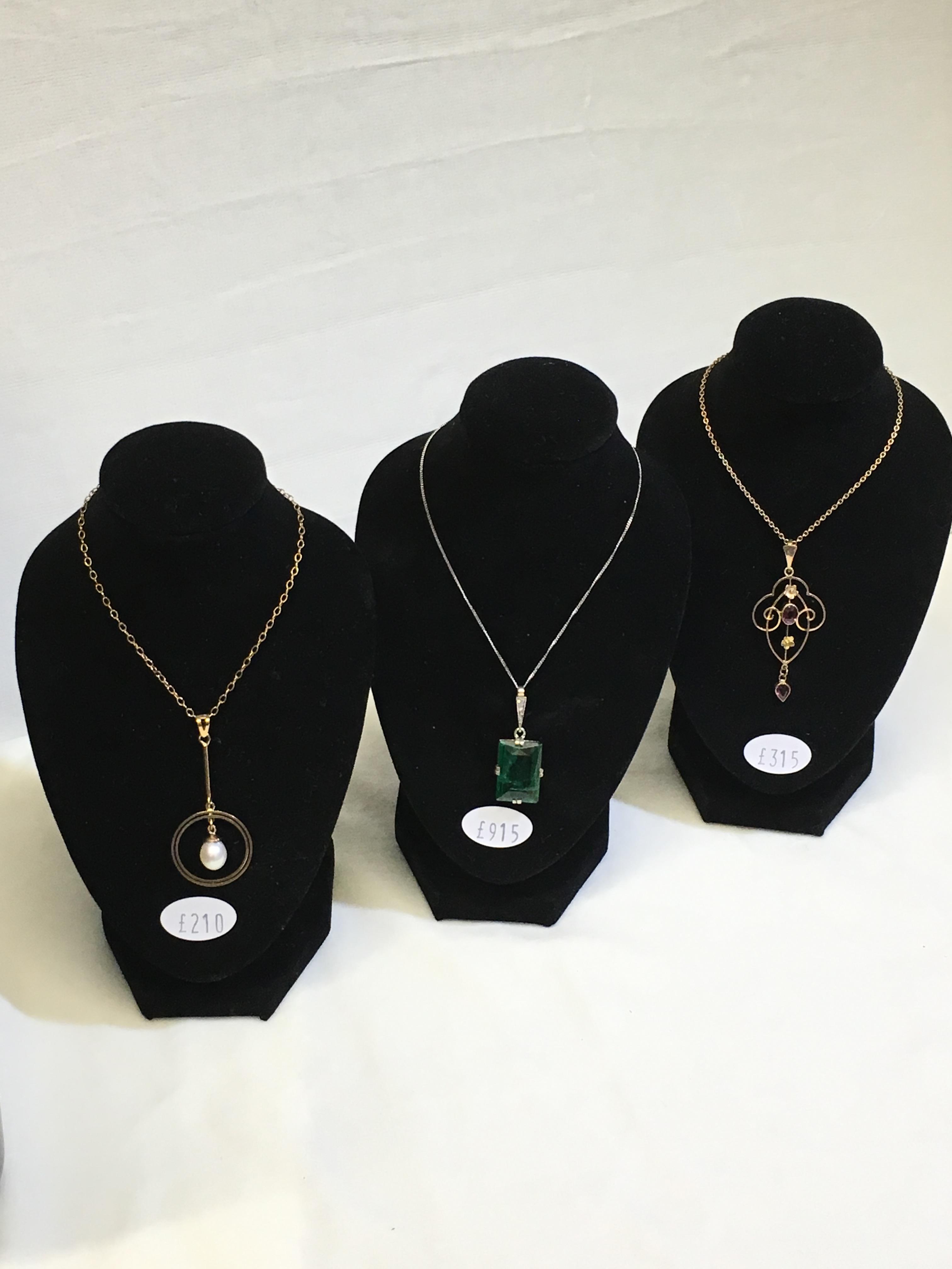 Traditional pendants at Leymans Jewellers